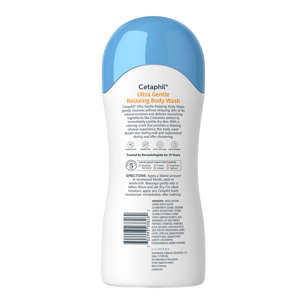 Bathroom scene with Cetaphil conveying a relaxing shower ritual