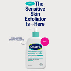 Cetaphil lotion texture close-up showing lightweight cream and smooth absorption