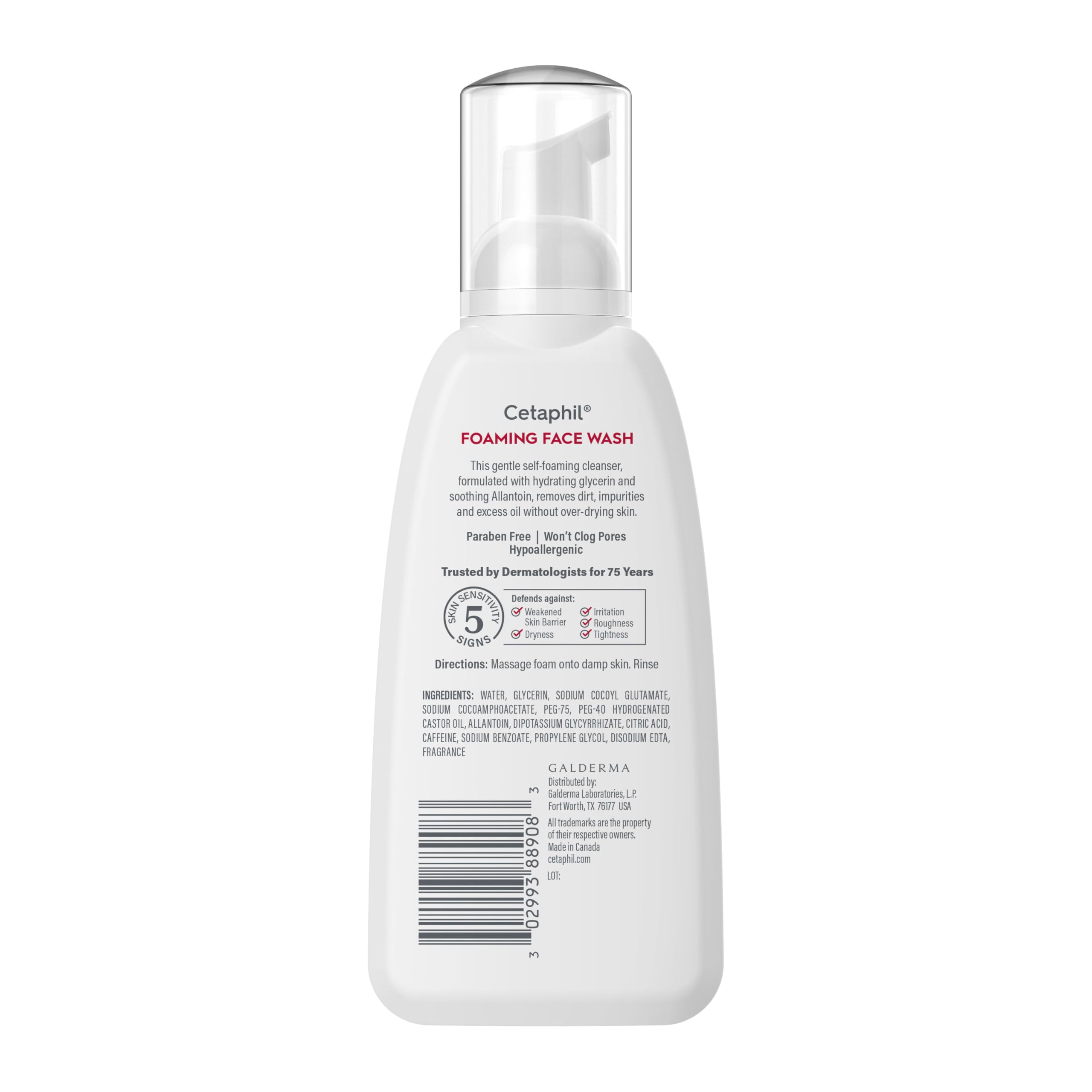 Cetaphil removing light makeup to illustrate effective, gentle cleansing