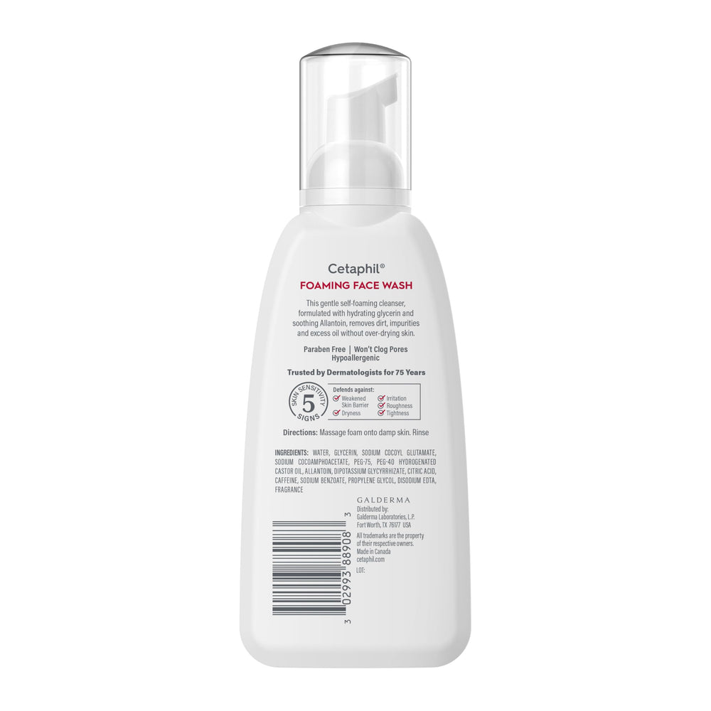 Cetaphil removing light makeup to illustrate effective, gentle cleansing
