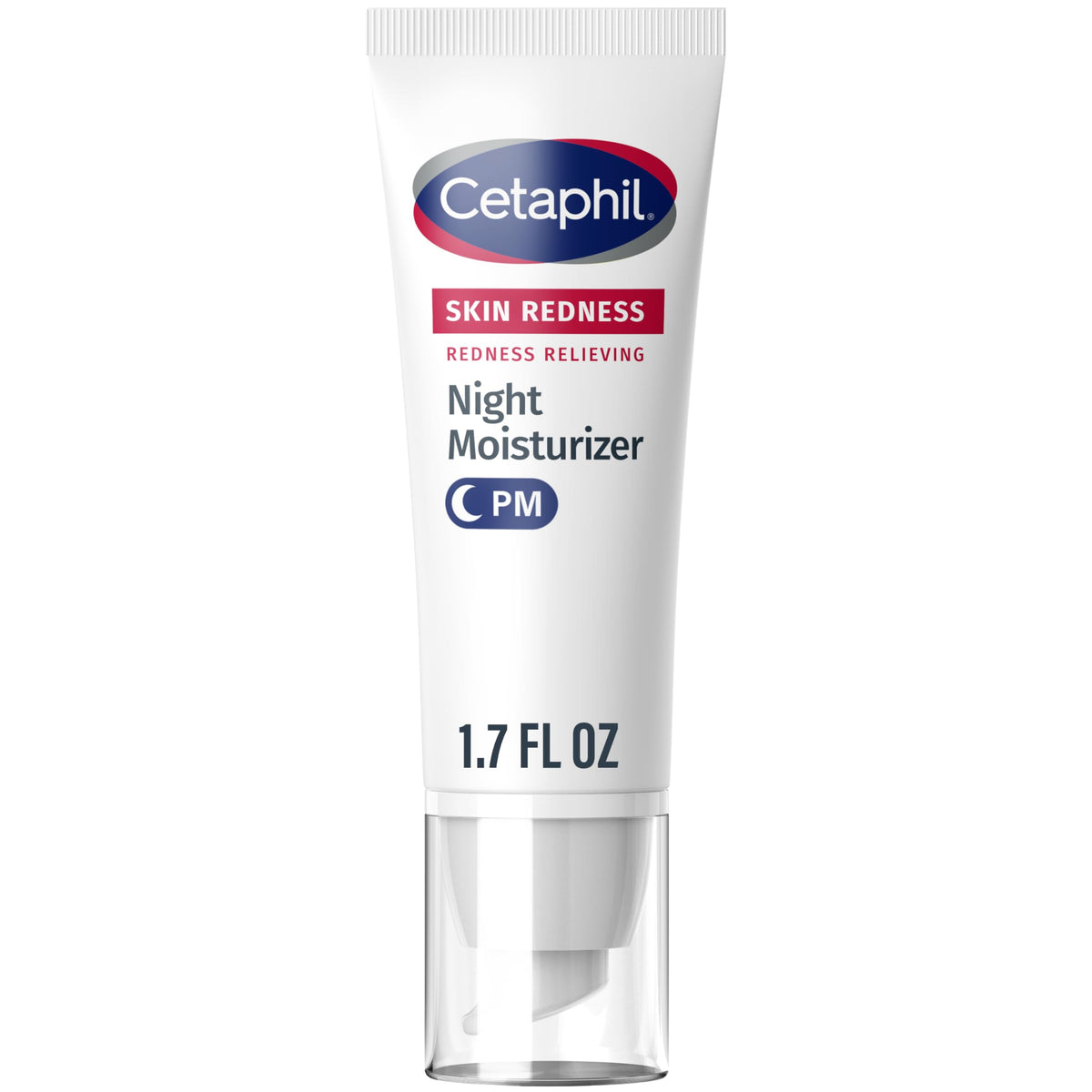Cetaphil night cream front jar showing brand and soothing hydration benefits