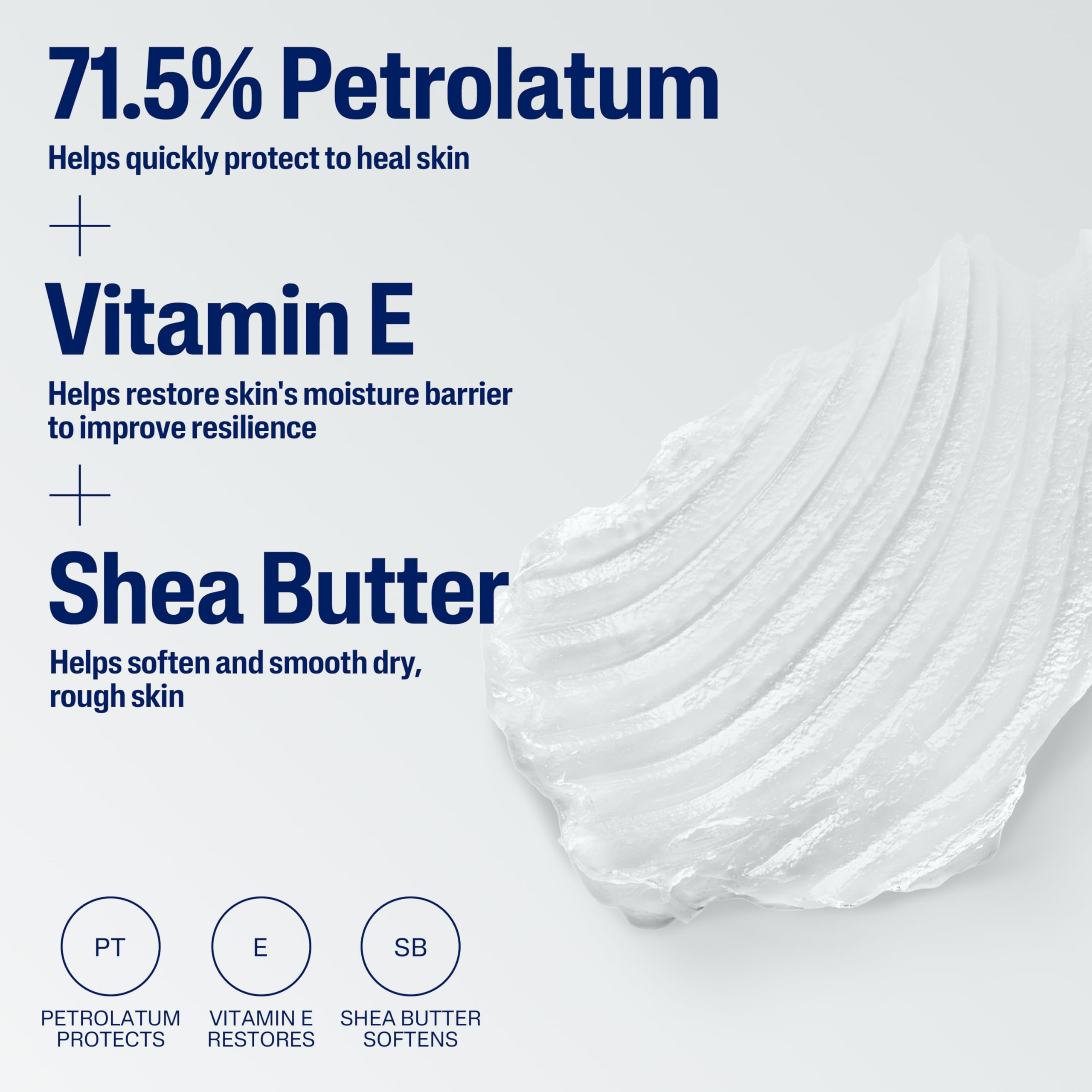 Cetaphil ointment applied to hand showing instant protective benefit