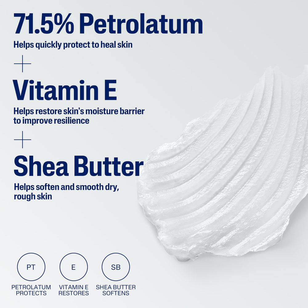 Cetaphil ointment applied to hand showing instant protective benefit