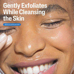 Dispensing a droplet from Cetaphil tube showing easy application and controlled amount