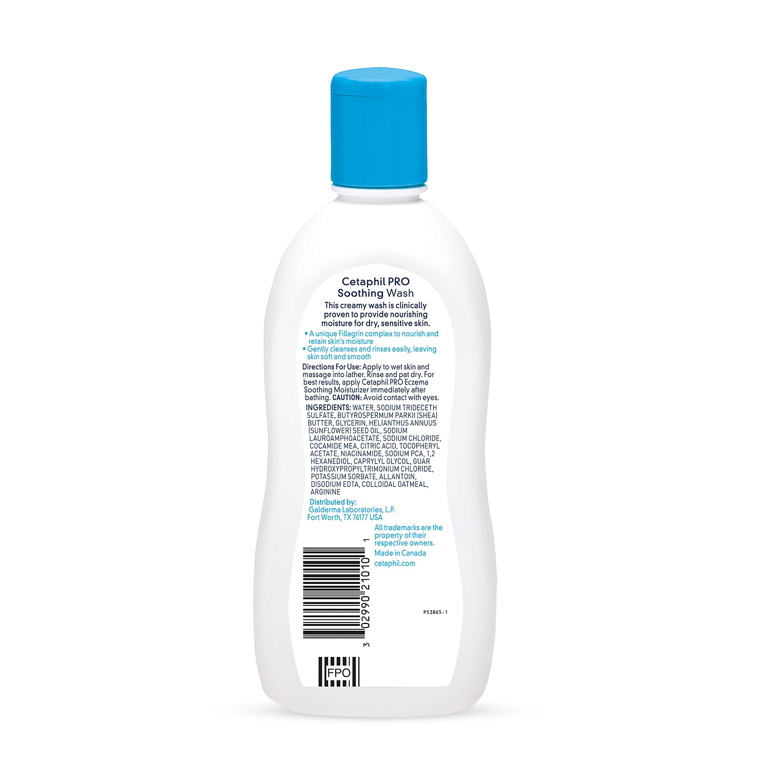 Creamy texture on hand from Cetaphil delivers soothing hydration