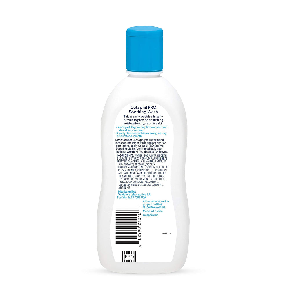 Creamy texture on hand from Cetaphil delivers soothing hydration