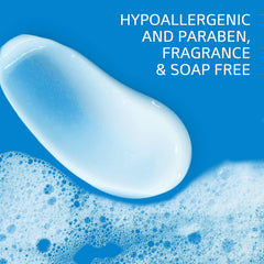 Cetaphil pump dispenser close-up enabling controlled, mess-free use