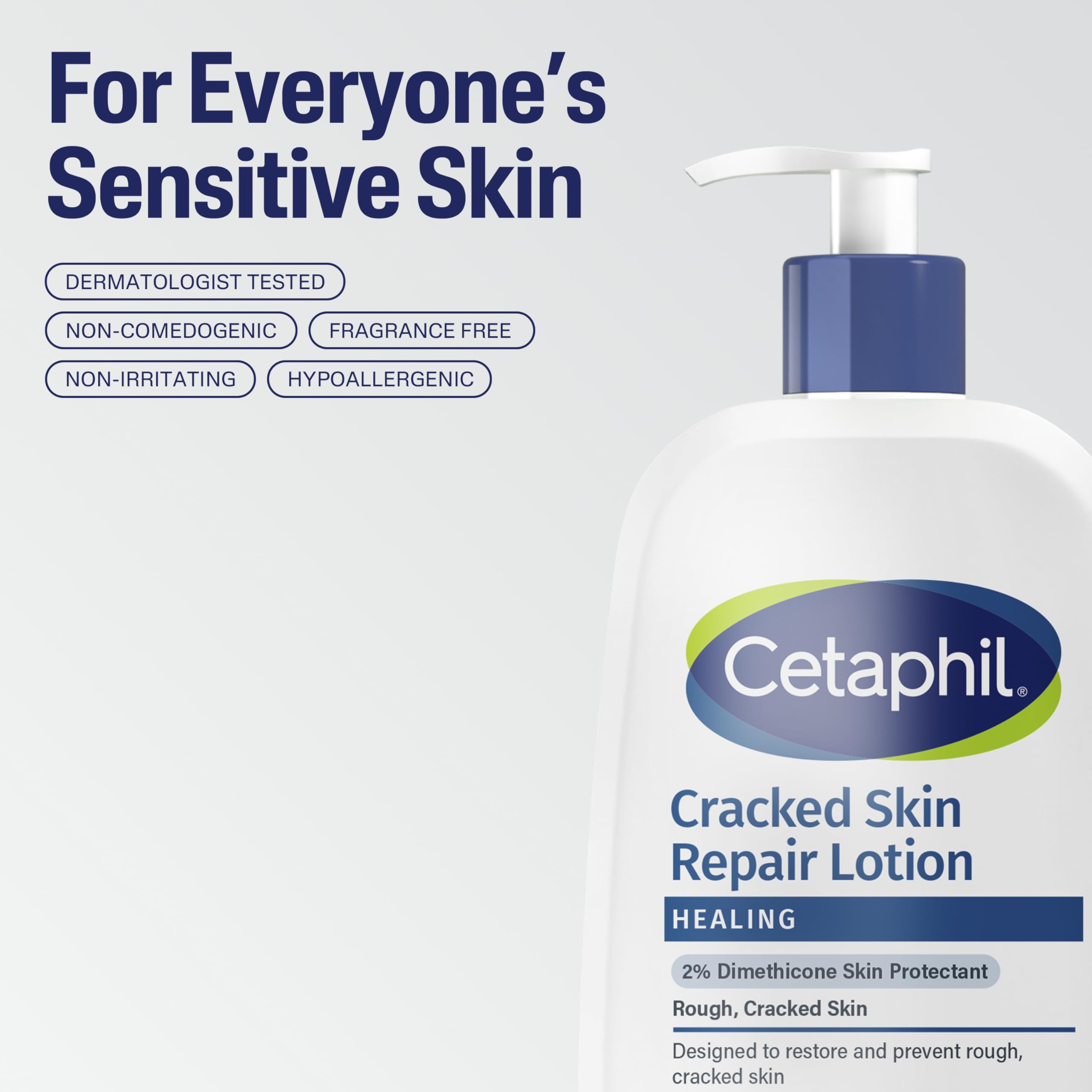 Cetaphil bottle next to common objects to show 16 oz scale