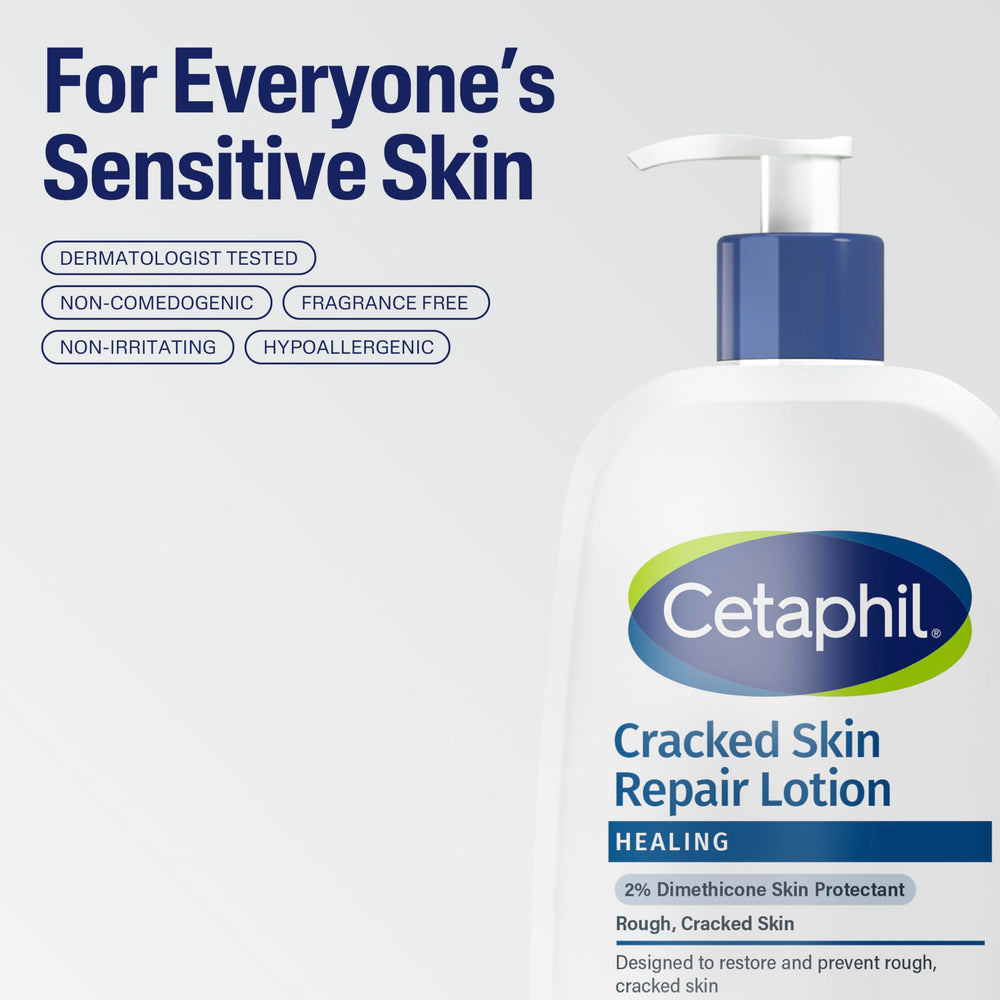 Cetaphil bottle next to common objects to show 16 oz scale