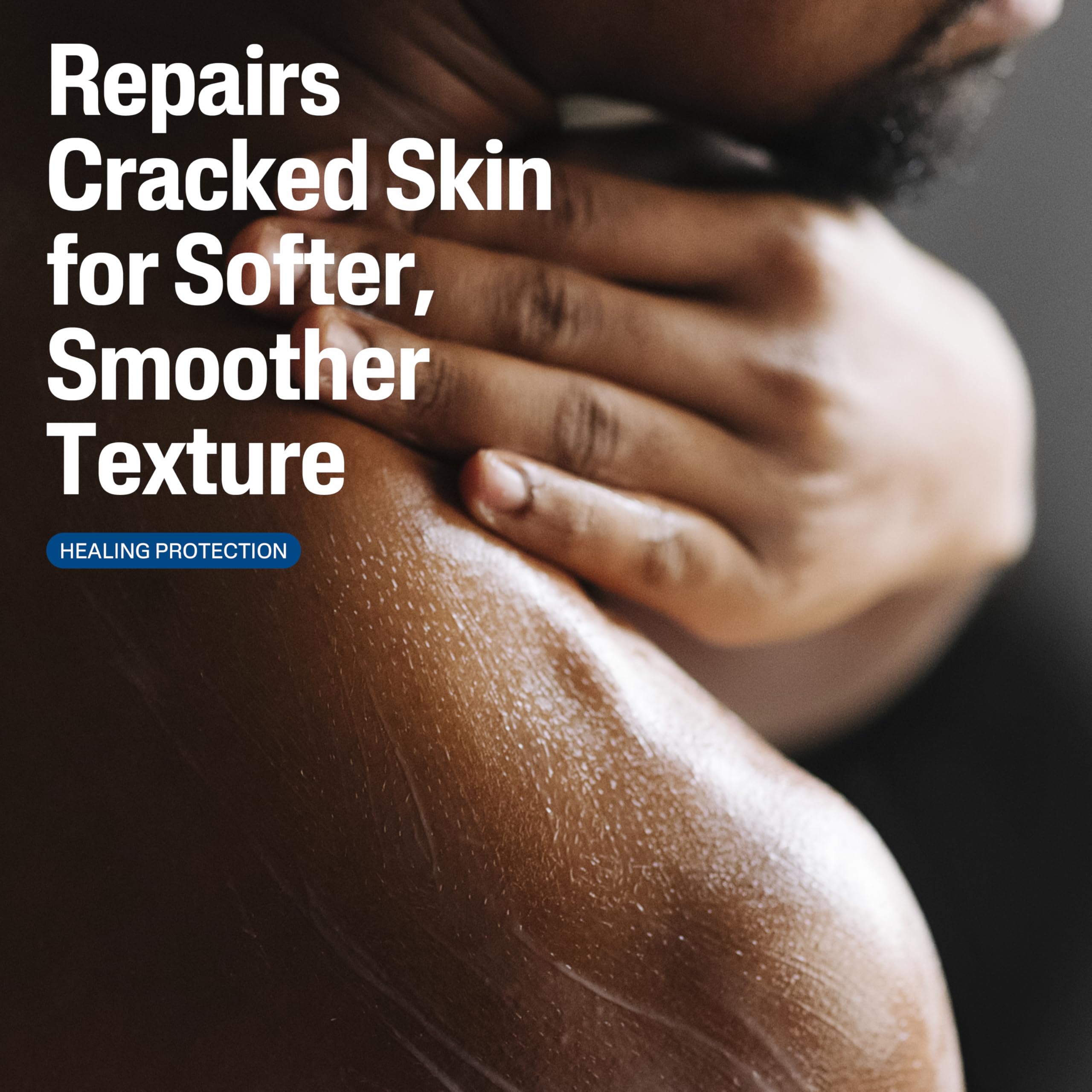 Cetaphil lotion texture close-up showing creamy non-greasy finish