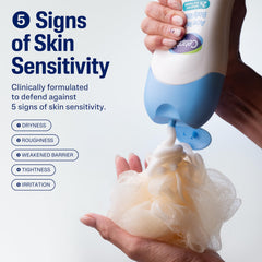 Cetaphil creamy texture close-up illustrating gentle exfoliation
