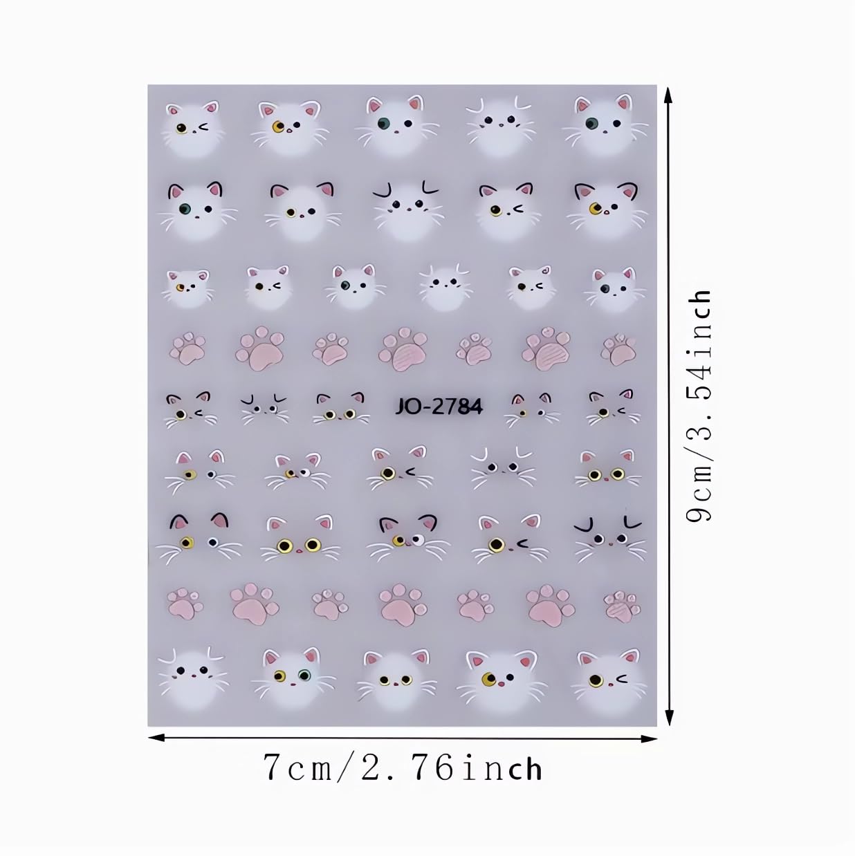 CEWEWP mixed polish and cat stickers showing creative styling benefit