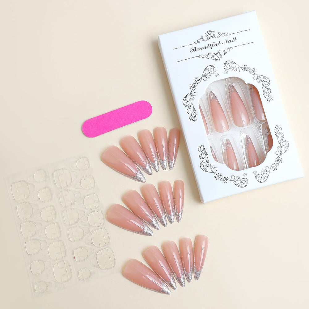 CEWEWP press-on nails in hand lifestyle shot showing finished manicure confidence benefit