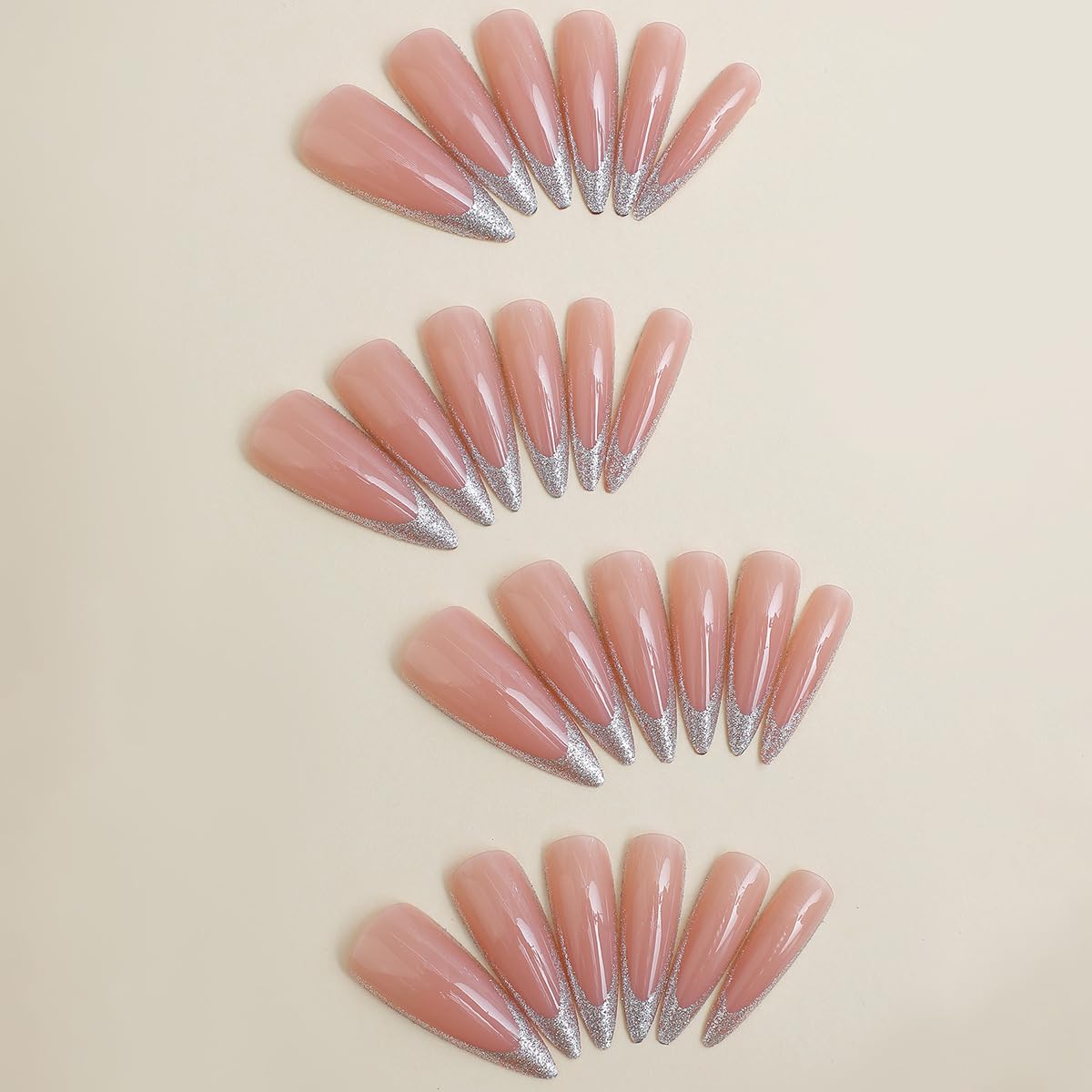 CEWEWP side profile glossy almond shape highlighting length and smooth curve benefit