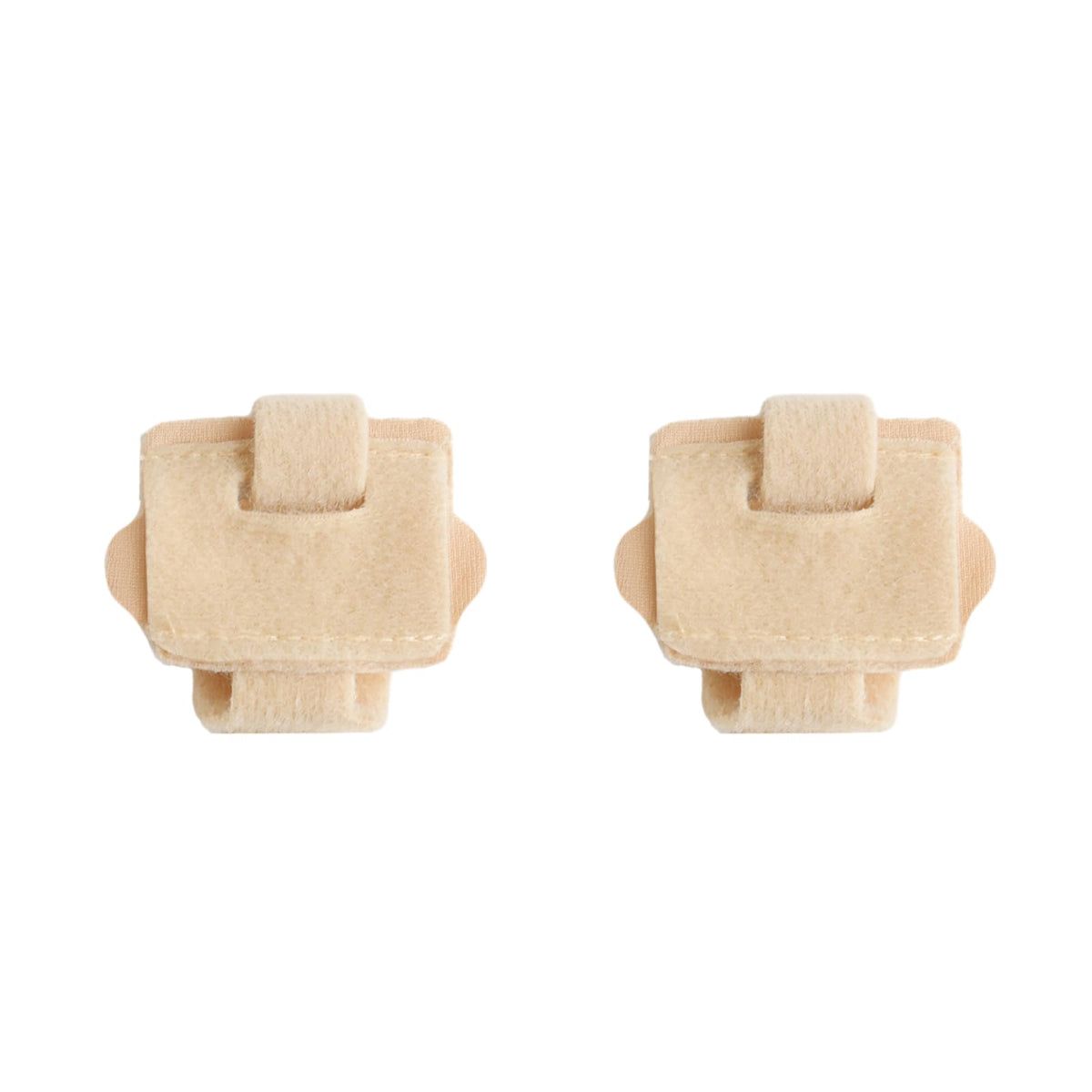 CEYOME front view of two toe splints showing cushioned relief