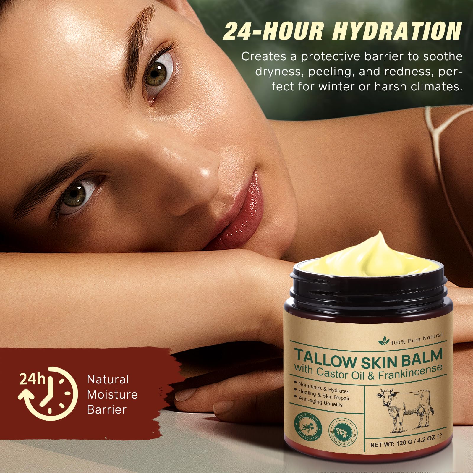CFXYHNOX jar on bathroom shelf with towel showing daily routine benefit: elegant lifestyle display