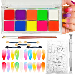 cgllwnmix front box shot showing complete 10-color kit and tools for easy setup