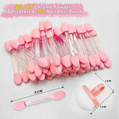 cgllwnmix applicators next to a hand for scale demonstrating compact travel-friendly size