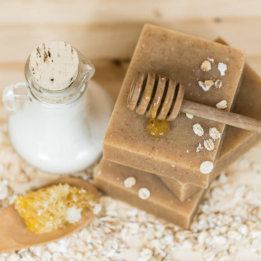 Chagrin Valley bar texture close-up revealing creamy moisturizing lather