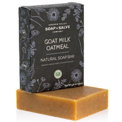 Chagrin Valley front packaging showing oat honey goat milk benefits