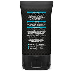 CHAMUEL MEN close-up of rose hip and aloe highlighting natural ingredients