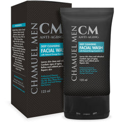 CHAMUEL MEN dispensed gel texture demonstrating easy application and clarity