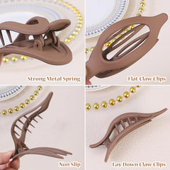 CHANDAT clip securing hair at side profile for discreet low-profile hold