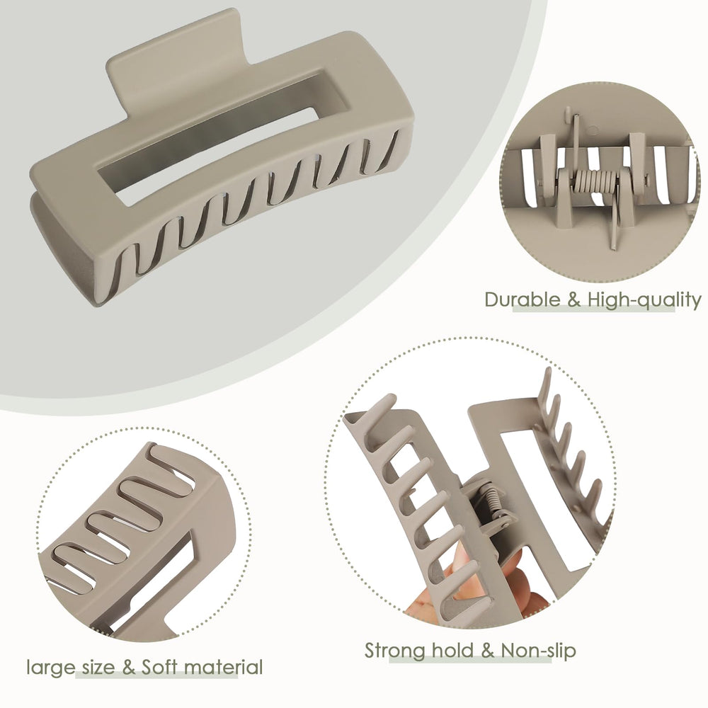 CHANDAT clip securing thick hair into a bun demonstrating strong hold and convenience
