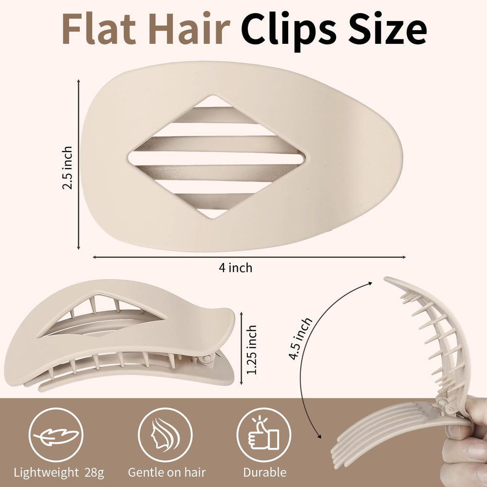 CHANDAT clips fanned displaying ten mixed neutral colors for versatile outfit matching