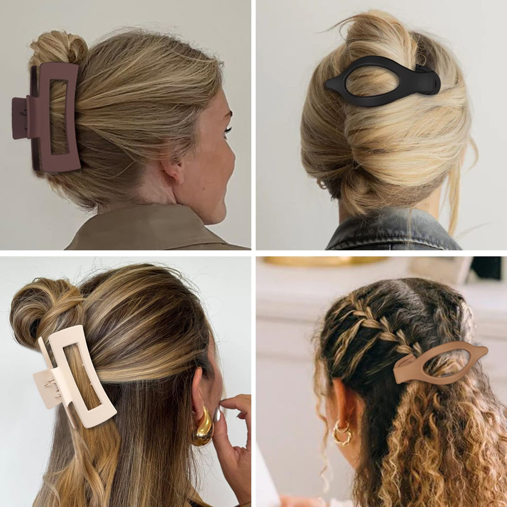 CHANDAT clips used in thin hair to prevent slipping and control flyaways
