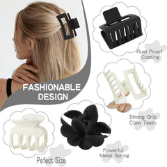 CHANDAT clips holding a neat bun demonstrating reliable all-day security