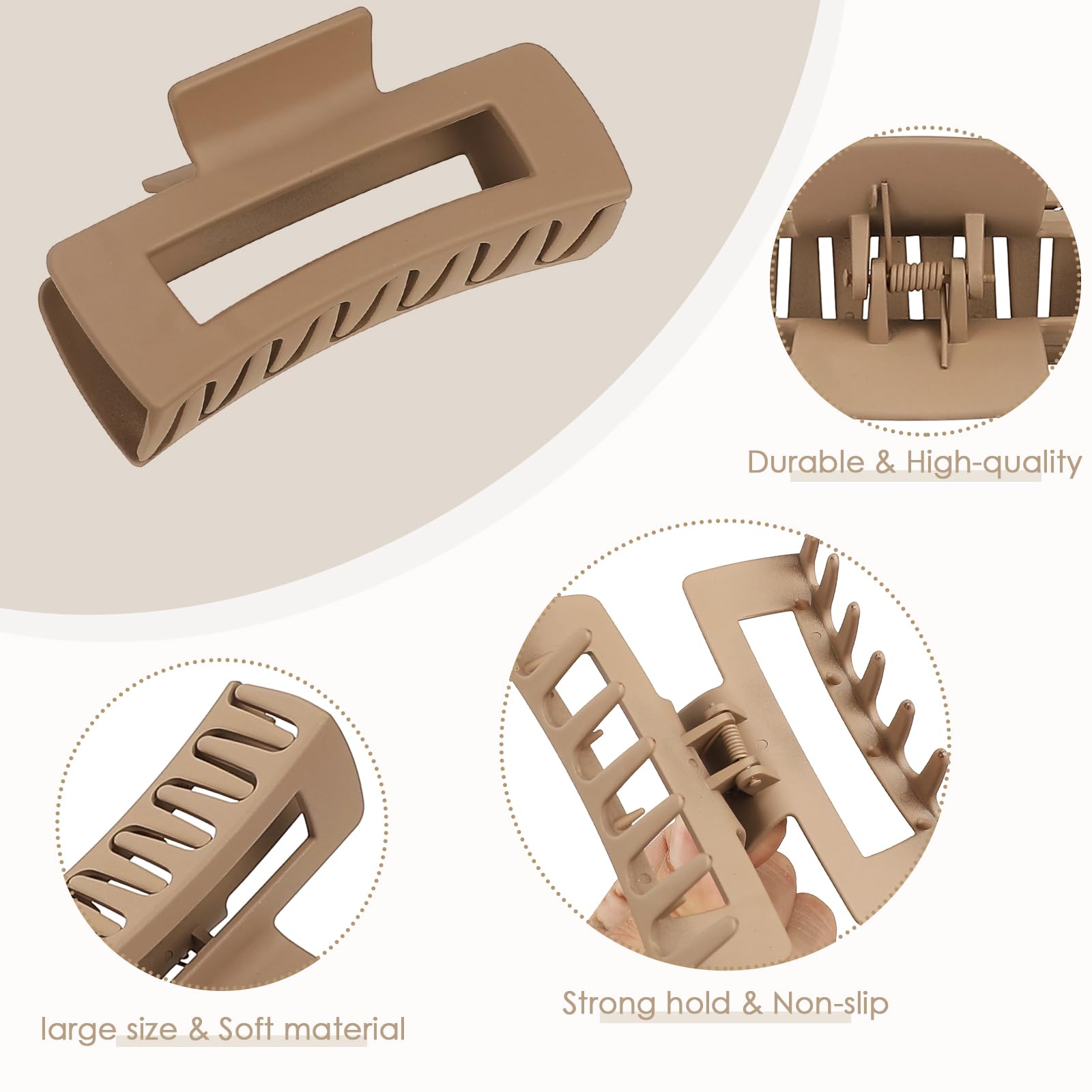 CHANDAT close detail of spring and teeth showing sturdy hold and durable construction