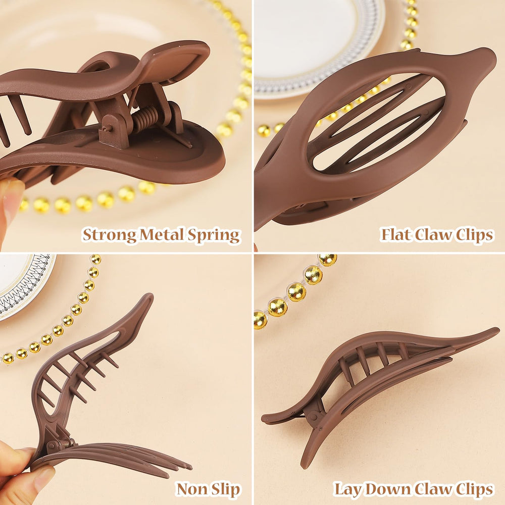 CHANDAT clip securing a half-up style for comfortable everyday wear