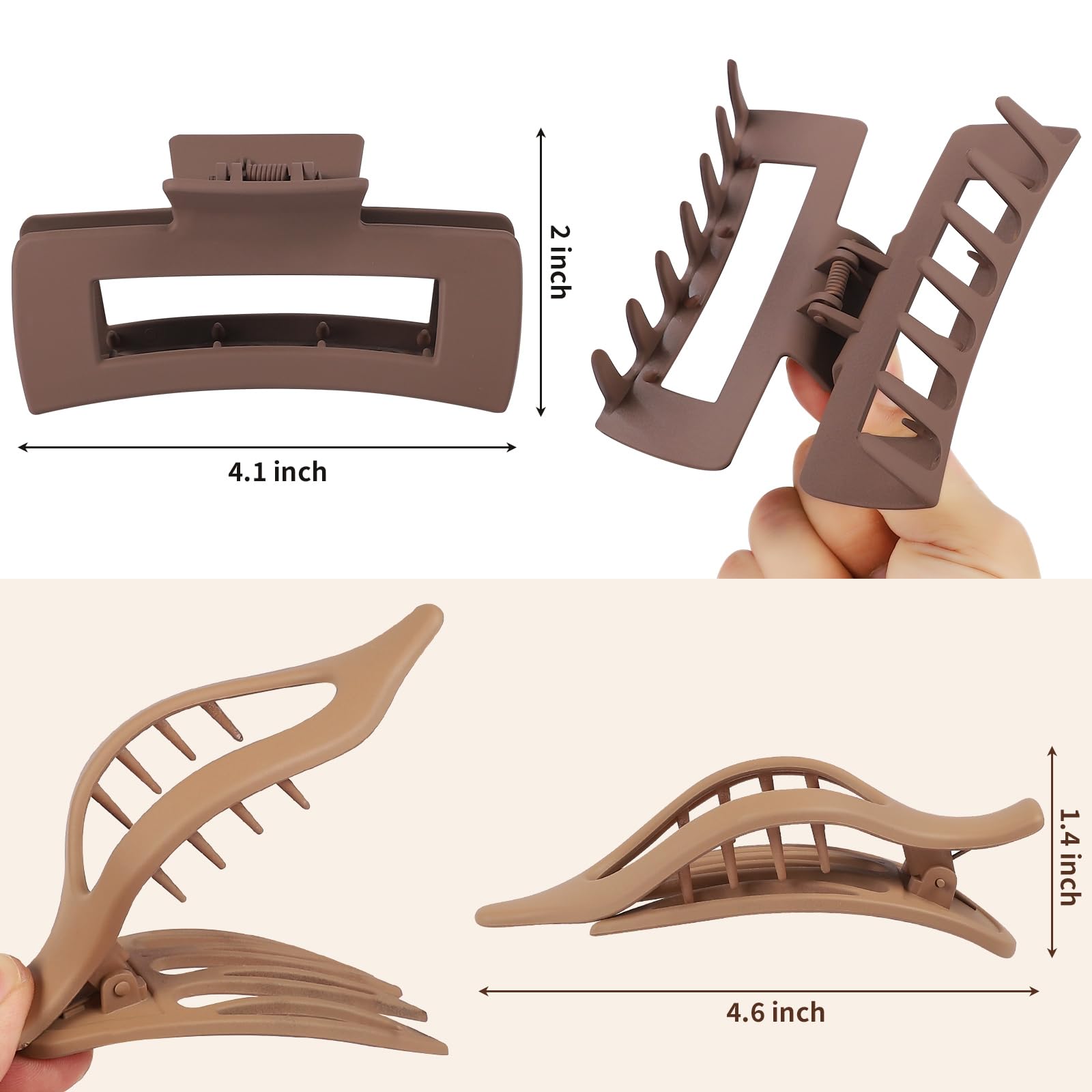 CHANDAT flat clip profile highlighting slim shape for comfortable wear