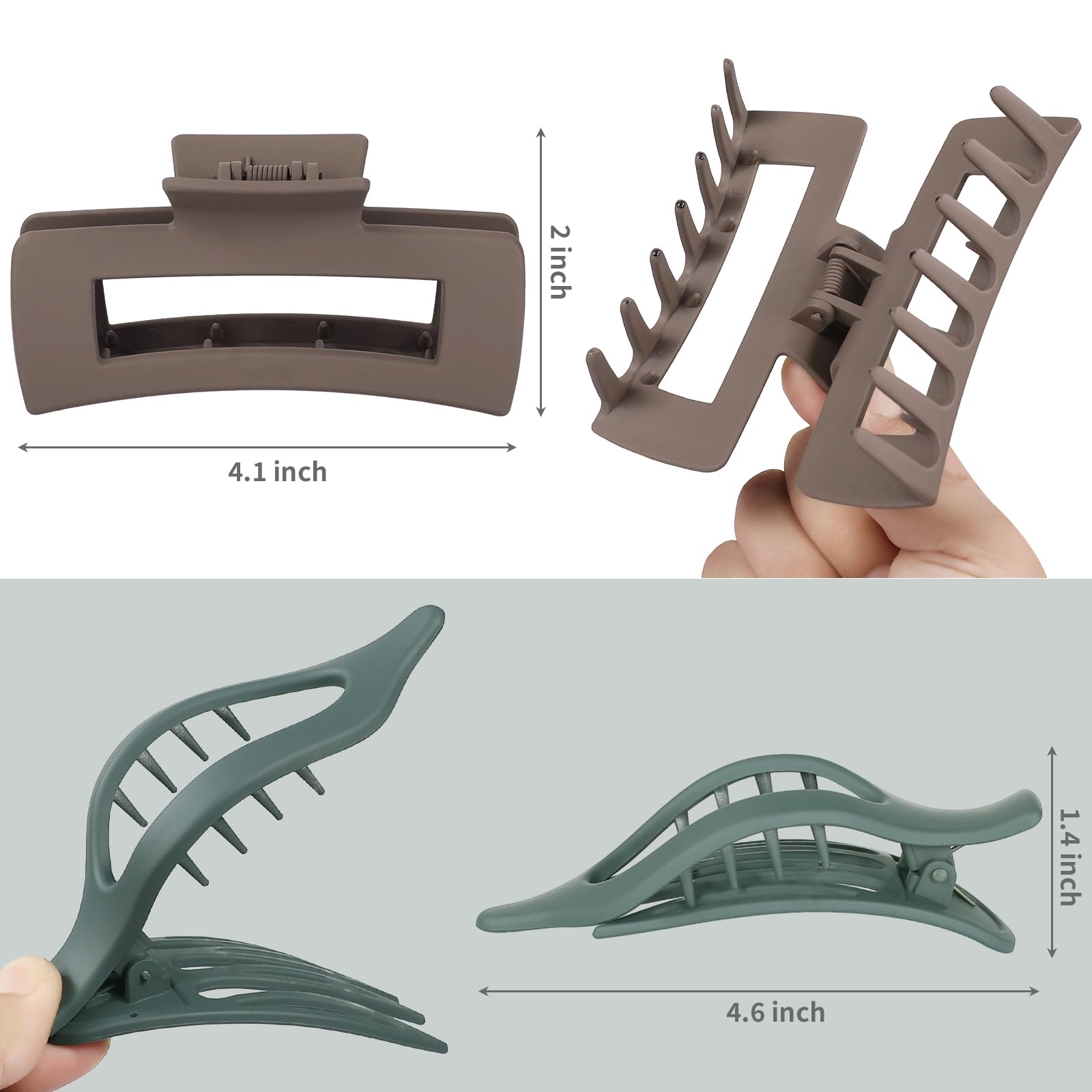 CHANDAT flat clip profile showing sturdy metal spring for secure hold