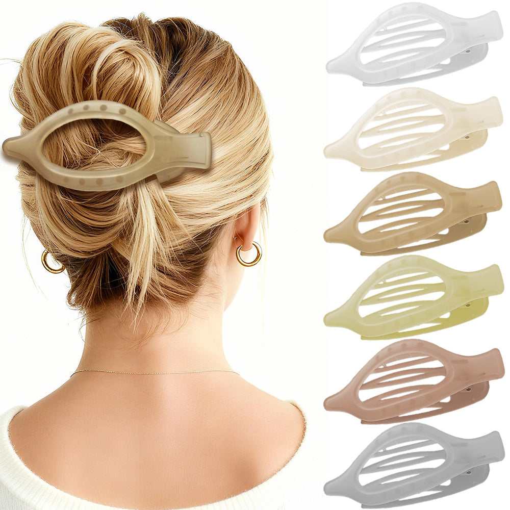 CHANDAT front packaging showing six flat claw clips and practical set benefit