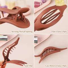 CHANDAT clip securing a half-up hairstyle demonstrating secure hold and tidy finish