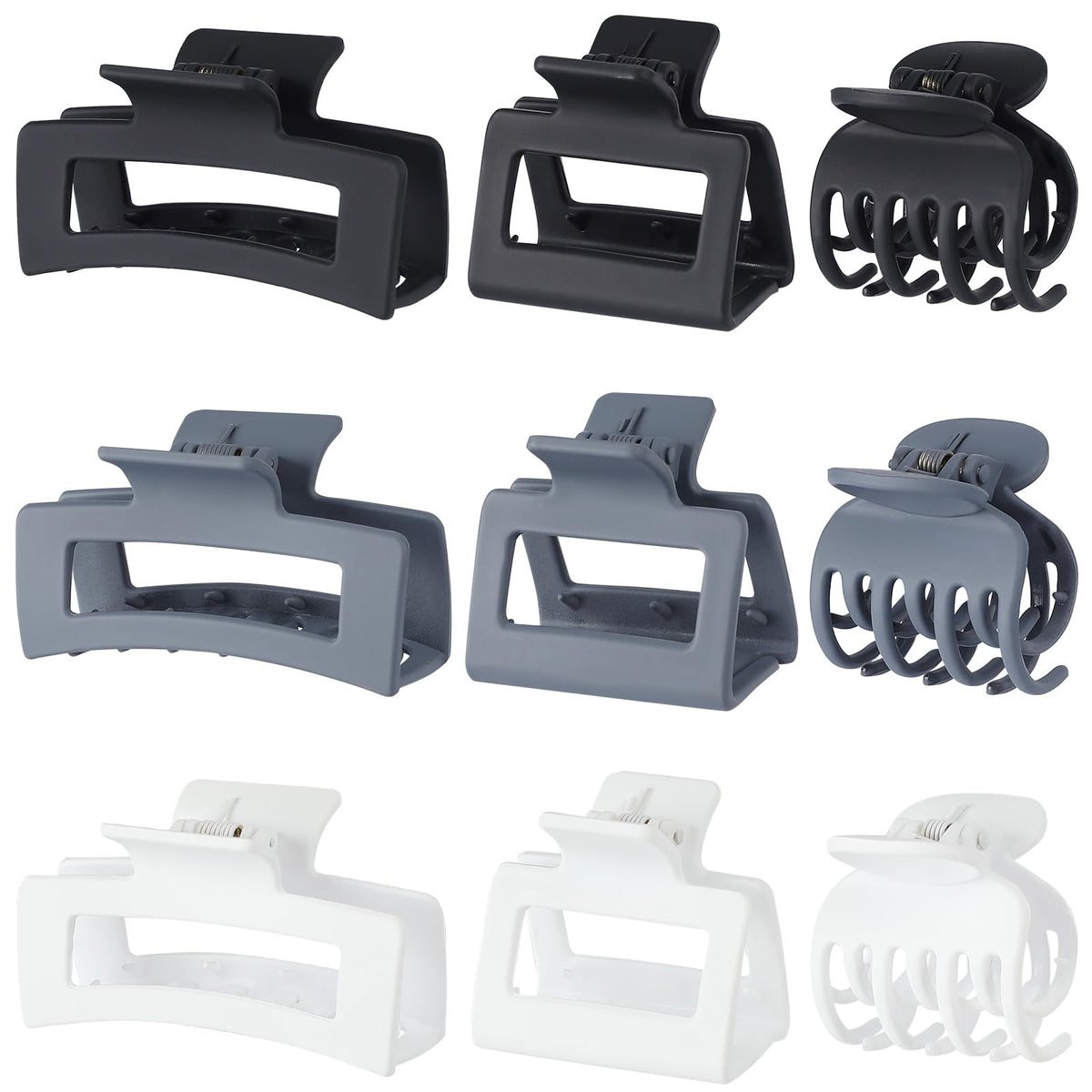 CHANDAT front arrangement of nine clips showing color mix and selection benefit