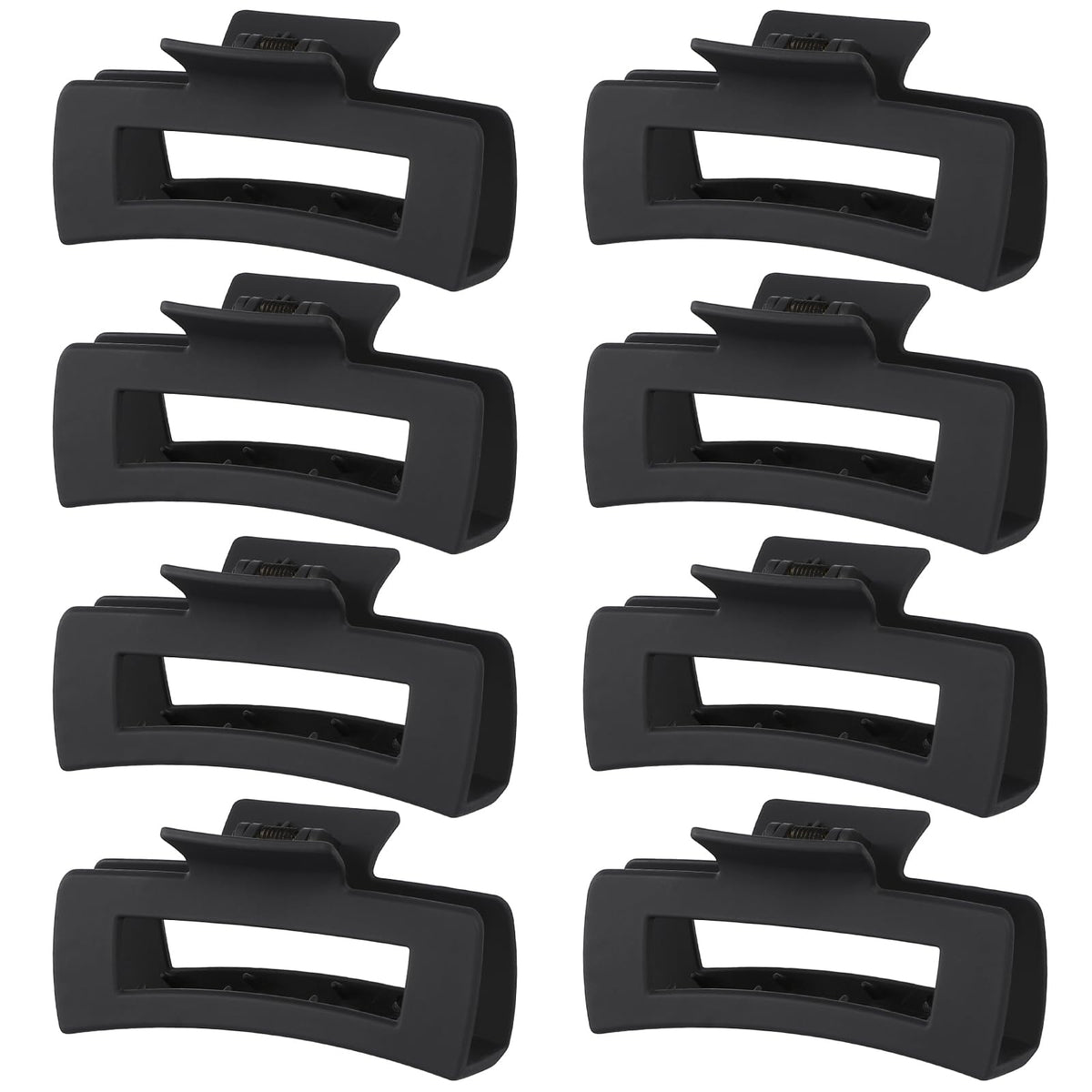 CHANDAT front view of black rectangle clip showing clean finish and strong hold