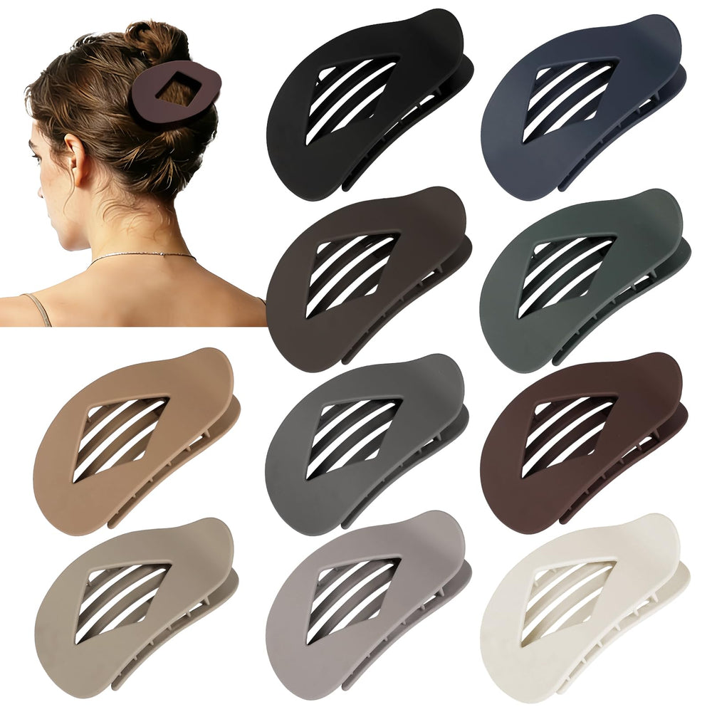 CHANDAT front view of 10-pack matte clips showing packaging and convenience