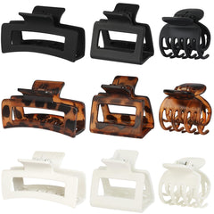 CHANDAT front view of deep leopard clip set showing stylish, versatile design