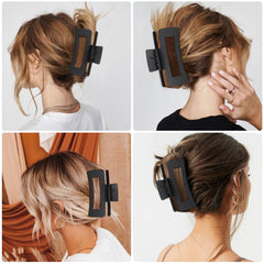 CHANDAT eight black clips laid flat showcasing pack size convenience