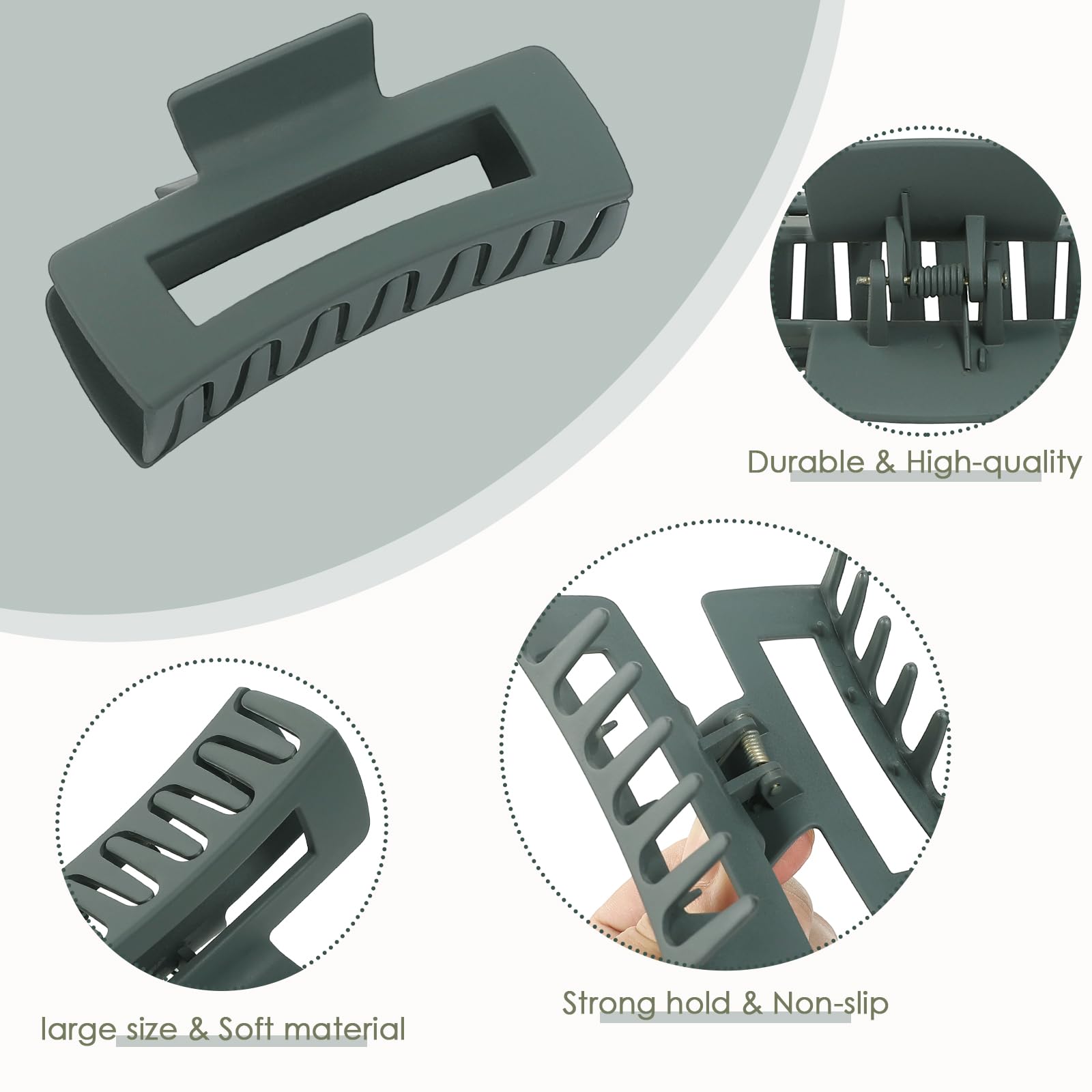 CHANDAT clip used in a half-up style demonstrating stylish everyday use