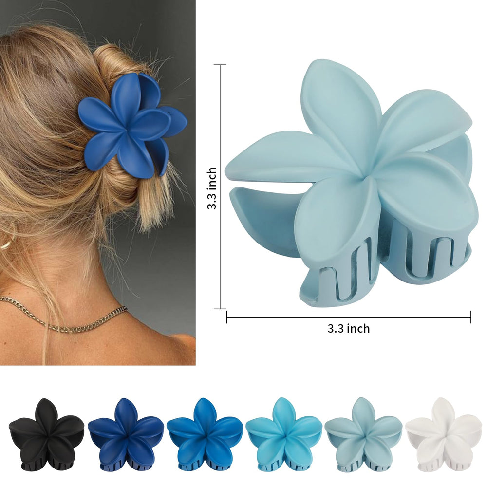 CHANDAT close-up of hibiscus clip texture and hinge detail for durability