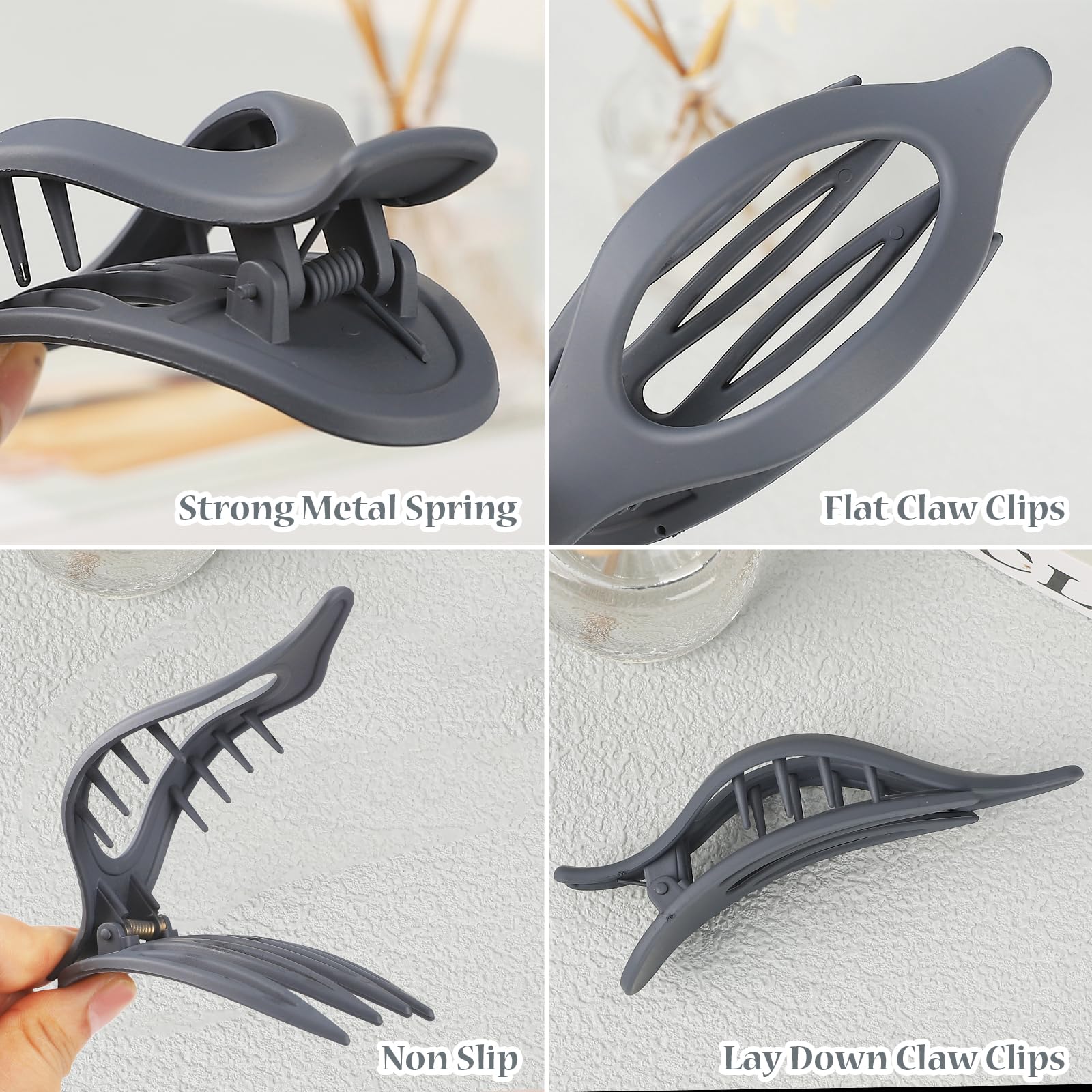 CHANDAT clip worn in a half-up hairstyle offering discreet everyday style benefit