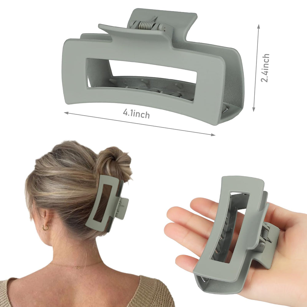 CHANDAT clip holding a high ponytail demonstrating strong hold for thick hair