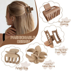 CHANDAT mini clips holding hair in place during styling and convenience benefit