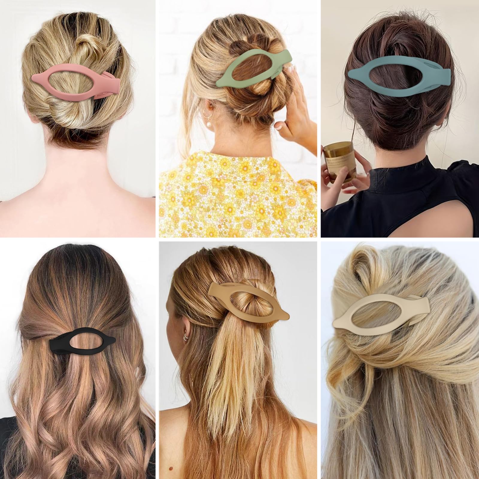 CHANDAT multicolor clips displayed on surface offering styling variety and outfit coordination
