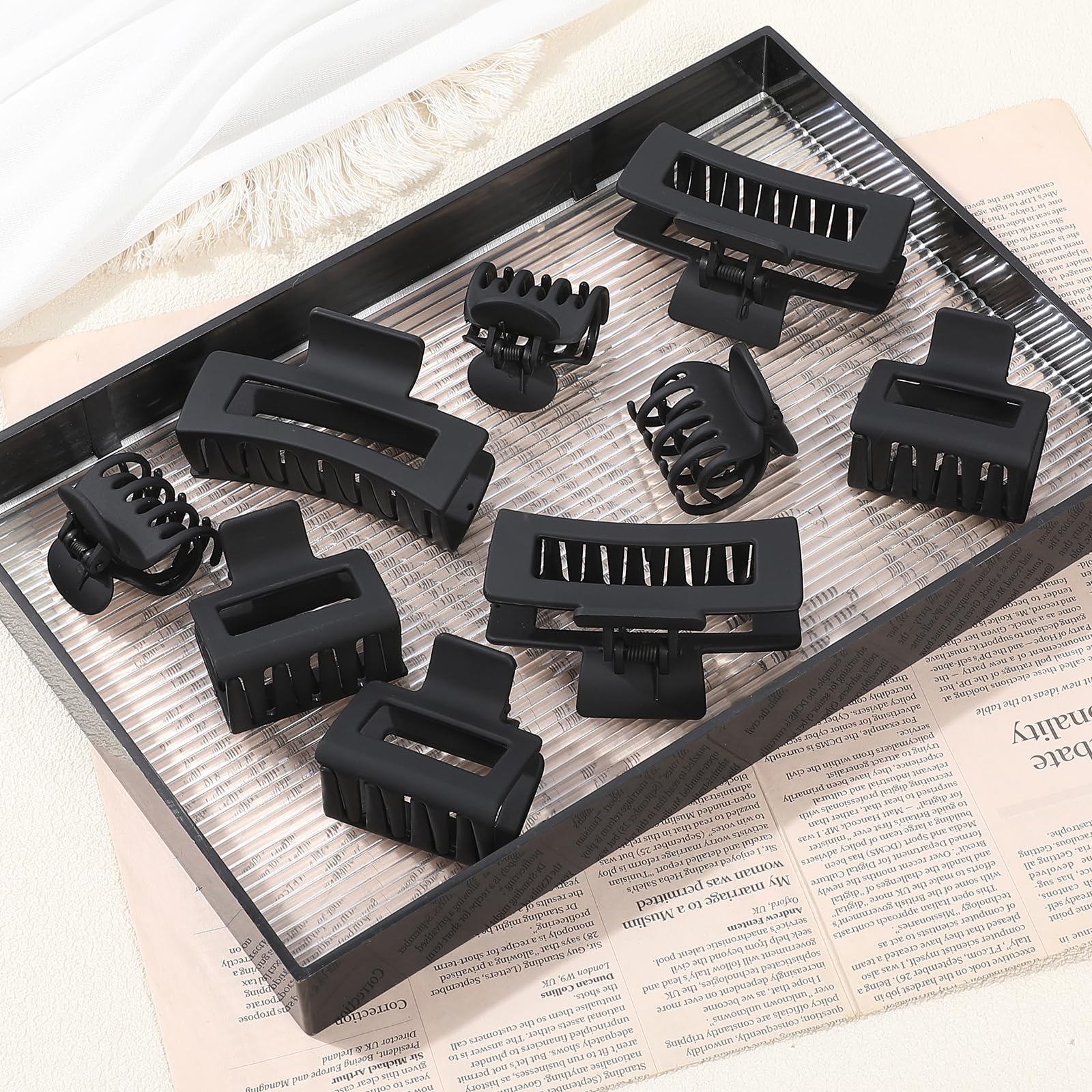 CHANDAT close-up of rectangle clip teeth and hinge highlighting secure grip