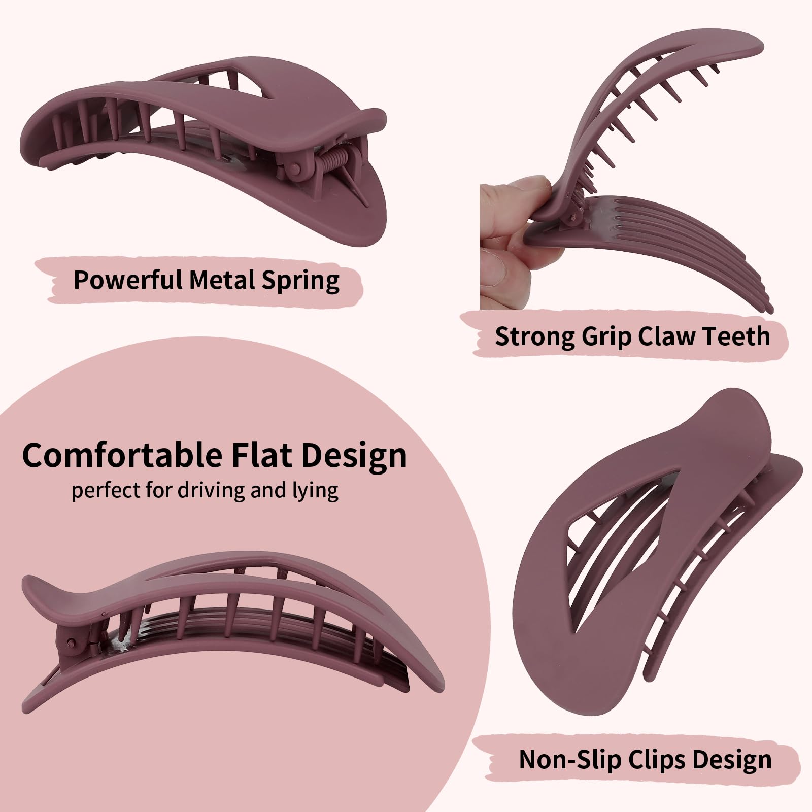 CHANDAT side view showing lay-flat profile for comfortable long wear benefit